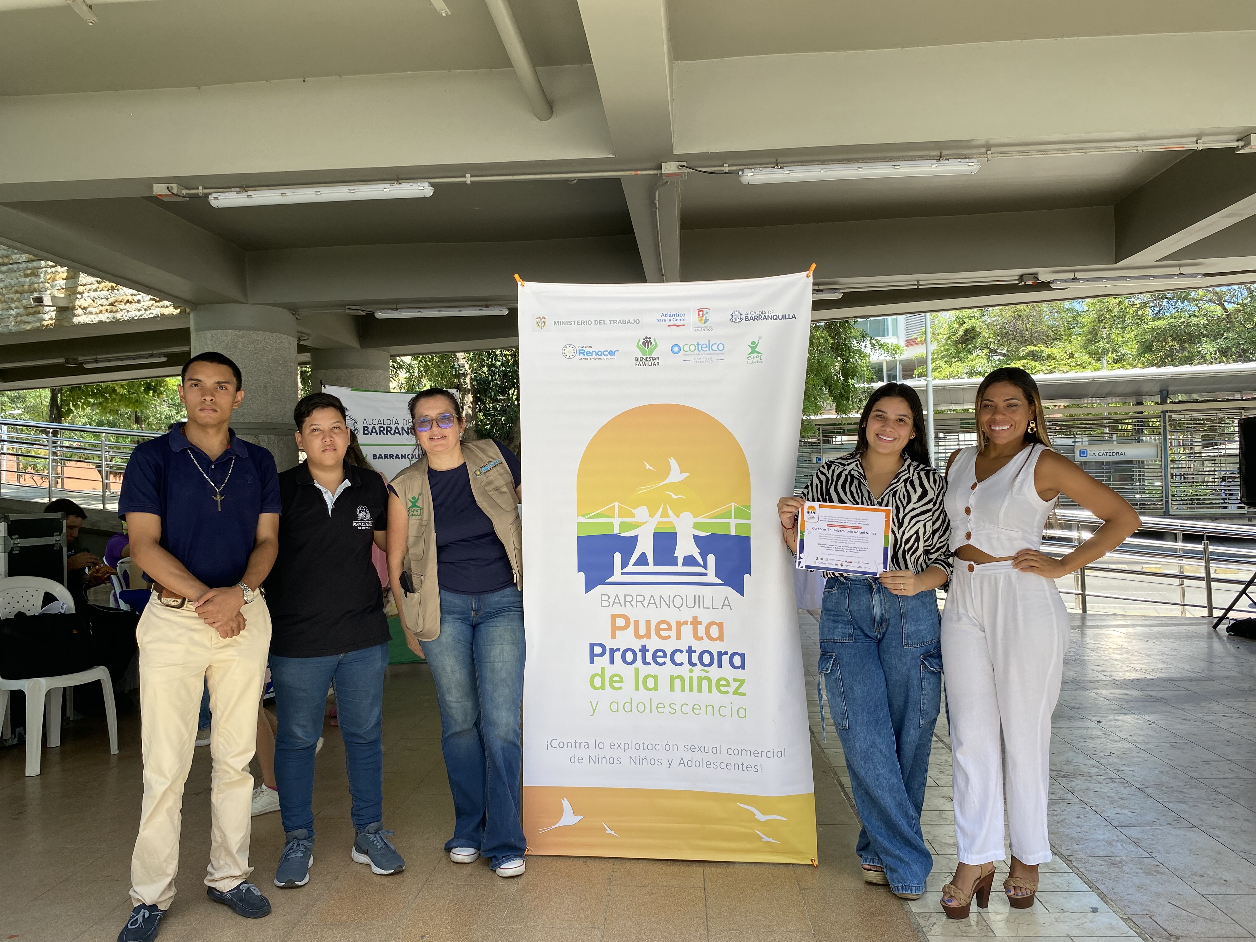 Programa de Derecho Campus Barranquilla, recibe reconocimiento en  marco de la Conmemoración del Día Internacional contra la Explotación Sexual de Niñas, Niños y Adolescentes 